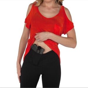 Undertech Undercover Black Crop Leggings Conceal and Carry Firearms Size XXXL
